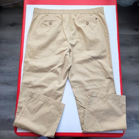 Tommy Hilfiger casual dress pants cream men's size 40x32 - Picture 3 of 13